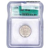1866 Shield Nickel ICG EF45