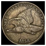 1858 Copper-Nickel Flying Eagle Cent HIGH GRADE