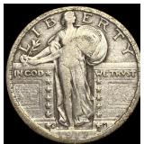 1917-S Silver Standing Liberty Quarter NEARLY UNCI