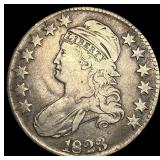 1823 Capped Bust Half Dollar NEARLY UNCIRCULATED