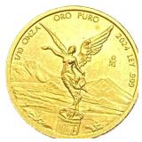 2024oM Gold Mexico Coin 1/10 onza