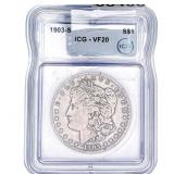 1903-S Morgan Silver Dollar ICG VF20