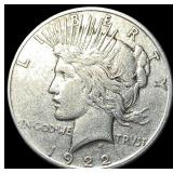 1922 Silver Peace Dollar LIGHTLY CIRCULATED