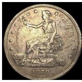 1878-S Silver Trade Dollar CLOSELY UNCIRCULATED