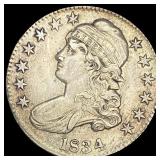 1834 Capped Bust Half Dollar CLOSELY  UNCIRCULATE