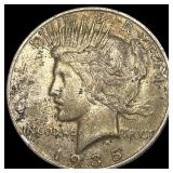 1935 Silver Peace Dollar NEARLY UNCIRCULATED