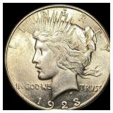 1923-S Silver Peace Dollar CLOSELY UNCIRCULATED