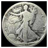 1916 Walking Liberty Half Dollar NICELY CIRCULATED