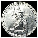 1920 Silver Pilgrim Tercentenary Half Dollar GEM B