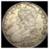 1827 Capped Bust Half Dollar LIGHTLY CIRCULATED