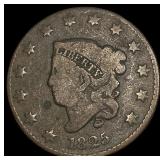 1825 Coronet Head Large Cent NICELY CIRCULATED