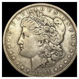 1891-O Silver Morgan Dollar NEARLY UNCIRCULATED