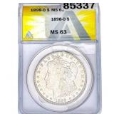 1898-O Morgan Silver Dollar ANACS MS63