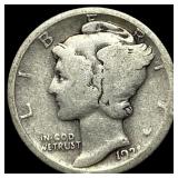 1921 Mercury Dime LIGHTLY CIRC