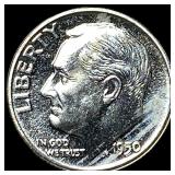 1950-S Silver Roosevelt Dime GEM PROOF