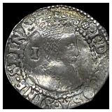Great Britain James I 1603-1625 SIlver 1 Penny NE