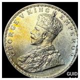 1917 India-British Silver Rupee UNCIRCULATED