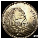 1956 Egypt Silver 20 Piastres UNCIRCULATED