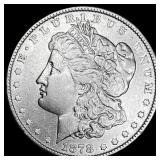 1878 Rev 79 Silver Morgan Dollar CLOSELY  UNCIRCU