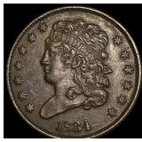 1834 Classic Head Half Cent CHOICE BU