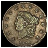 1829 Coronet Head Large Cent HIGH GRADE
