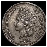1879 Indian Head Cent CHOICE AU