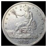 1877-S Silver Trade Dollar CLOSELY UNCIRCULATED