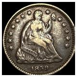 1859-O Silver Half Dime LIGHTLY CIRCULATED