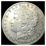 1894-S Silver Morgan Dollar NEARLY UNCIRCULATED