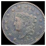 1822 Coronet Head Large Cent CHOICE AU