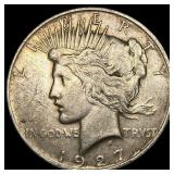 1927-D Silver Peace Dollar CLOSELY UNCIRCULATED
