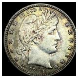 1907-O Barber Silver Quarter UNCIRCULATED