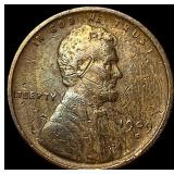 1909-S Lincoln Wheat Cent LIGHTLY CIRCULATED