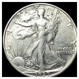 1939-S Silver Walking Liberty Half Dollar UNCIRCUL