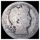 1893-O Silver Barber Quarter NICELY  CIRCULATED