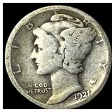1921 Mercury Dime NICELY CIRCULATED