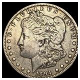 1894-O Silver Morgan Dollar NEARLY UNCIRCULATED