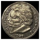 1920 Germany Nickel 10 Pfennig CHOICE AU