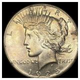 1925 Silver Peace Dollar CLOSELY UNCIRCULATED