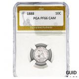 1888 Seated Liberty Dime PGA PF66 CAM