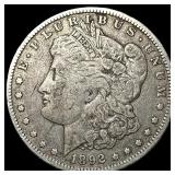 1892-O Silver Morgan Dollar ABOUT UNCIRCULATED