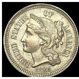 1865 Nickel Three-Cent Piece UNCIRCULATED