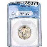 1927-S Standing Liberty Quarter ANACS VF25