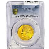 1932 $10 Gold Eagle PCGS MS63