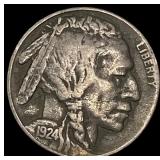 1924-S Buffalo Nickel ABOUT UNCIRCULATED
