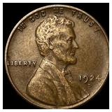 1924-D Lincoln Wheat Cent CHOICE AU