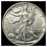 1934-S Walking Liberty Half Dollar CLOSELY  UNCIR
