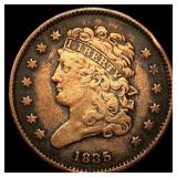 1835 Classic Head Half Cent ABOUT  UNCIRCULATED
