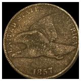 1857 Flying Eagle Cent NICELY CIRCULATED