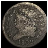 1809 Classic Head Half Cent NICELY CIRCULATED